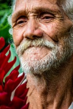 Paulino est un producteur de café et de fleurs en Colombie: 3.5 hectares de ses terres sont consacrés à des plantations de café et 1 hectare est complètement couvert de fleurs aux couleurs vives.